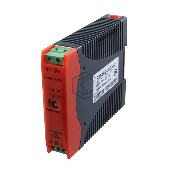 PSS18/24/0.75 - Altech Corporation - Industrial, DIN Rail Power Supplies