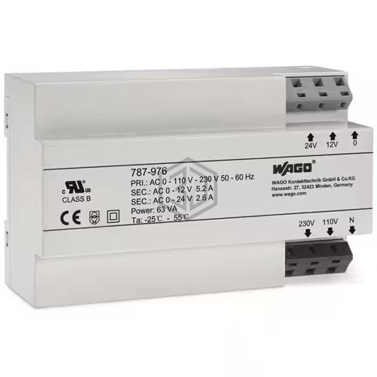 787-976 - WAGO Corporation - Industrial, DIN Rail Power Supplies