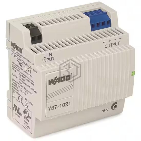 787-1021 - WAGO Corporation - Industrial, DIN Rail Power Supplies