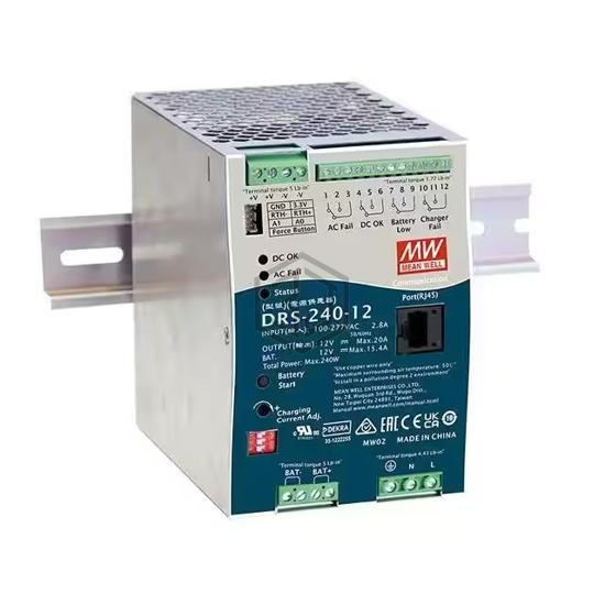 DRS-240-24 - MEAN WELL USA Inc. - Industrial, DIN Rail Power Supplies
