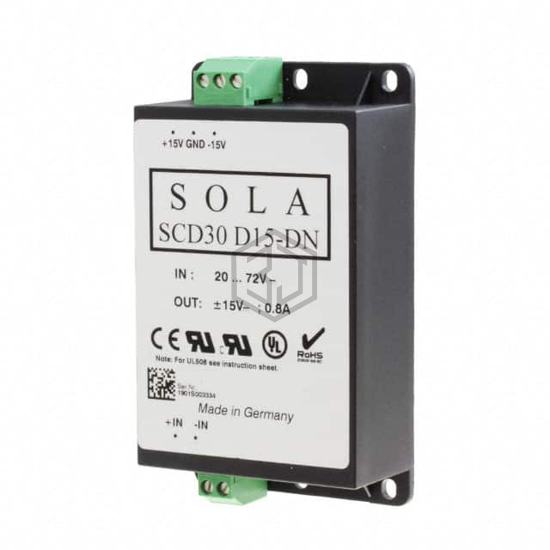 SCD30D15-DN - SolaHD - Industrial, DIN Rail Power Supplies