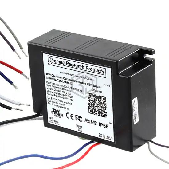 LED40W-024-C1670-D - Thomas Research Products - LED Drivers