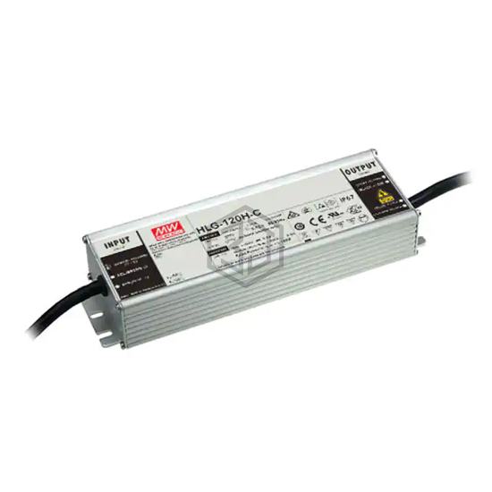 HLG-120H-C1400B - MEAN WELL USA Inc. - LED Drivers