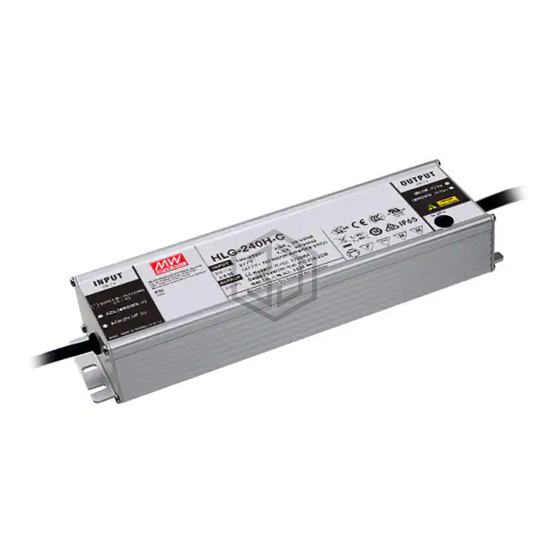 HLG-240H-C1750A - MEAN WELL USA Inc. - LED Drivers
