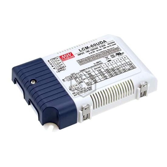 LCM-60UDA - MEAN WELL USA Inc. - LED Drivers