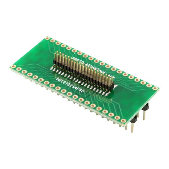 DR127D254P40M - Chip Quik Inc. - Adapter, Breakout Boards
