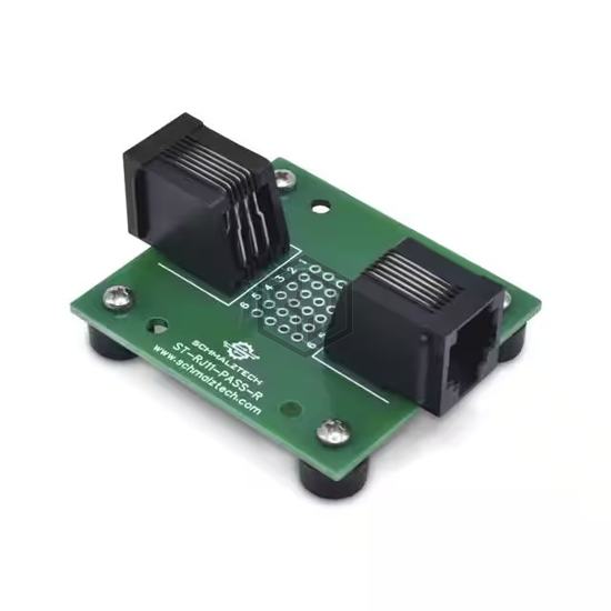 ST-RJ11-PASS-R-FT - SchmalzTech, LLC - Adapter, Breakout Boards