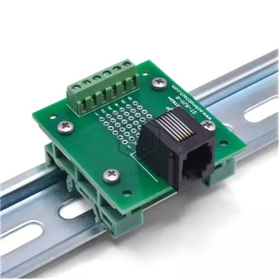 ST-RJ11-R-DIN - SchmalzTech, LLC - Adapter, Breakout Boards