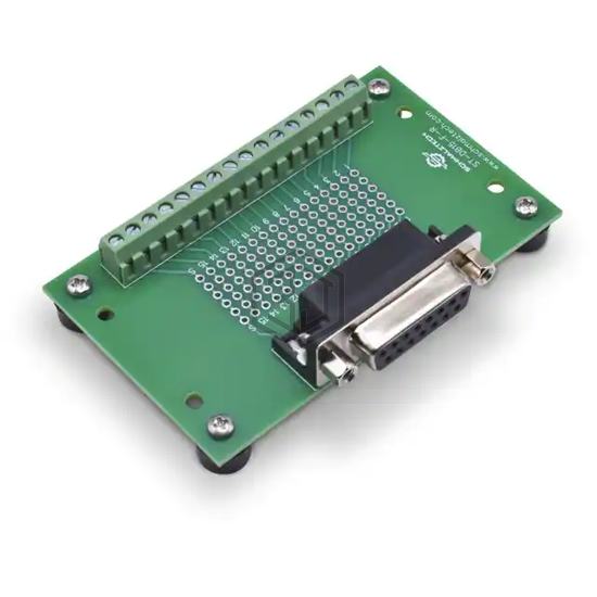 ST-DB15-F-R-FT - SchmalzTech, LLC - Adapter, Breakout Boards