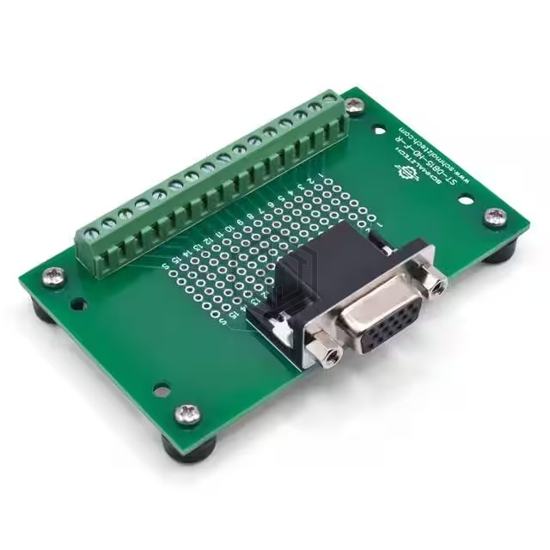 ST-DB15-HD-F-R-FT - SchmalzTech, LLC - Adapter, Breakout Boards