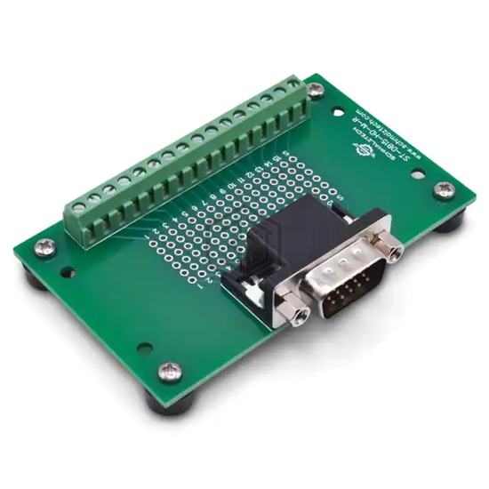 ST-DB15-HD-M-R-FT - SchmalzTech, LLC - Adapter, Breakout Boards