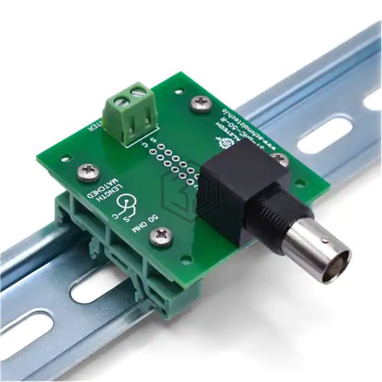 ST-BNC-50-R-DIN - SchmalzTech, LLC - Adapter, Breakout Boards