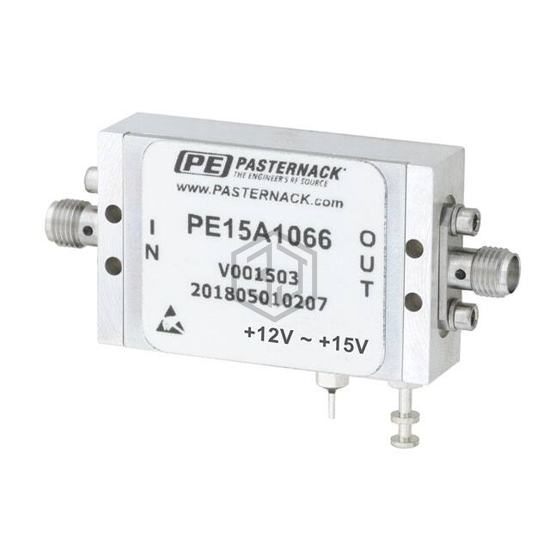 PE15A1066 - Pasternack - RF Amplifiers