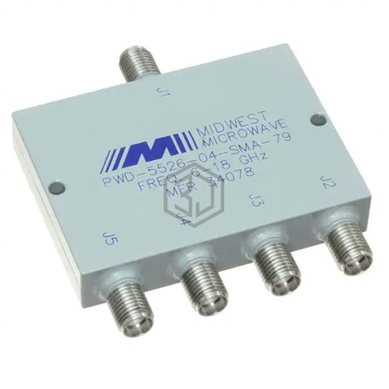 PWD-5526-04-SMA-79 - Cinch Connectivity Solutions Midwest Microwave - RF Power Dividers/Splitters