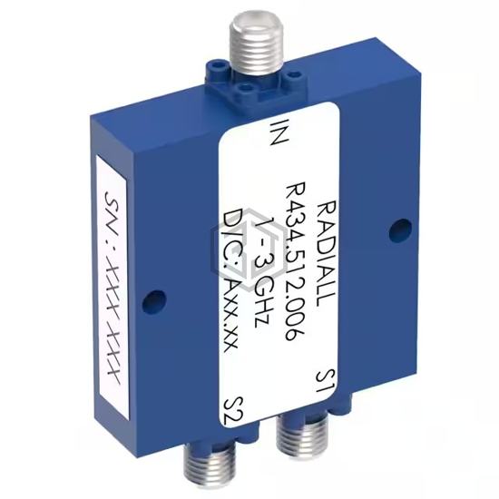 R434512006 - Radiall USA, Inc. - RF Power Dividers/Splitters