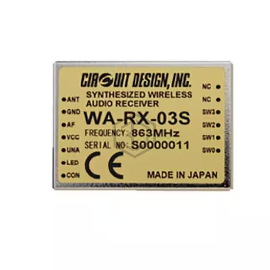 WA-RX-03S - Circuit Design - RF Receivers