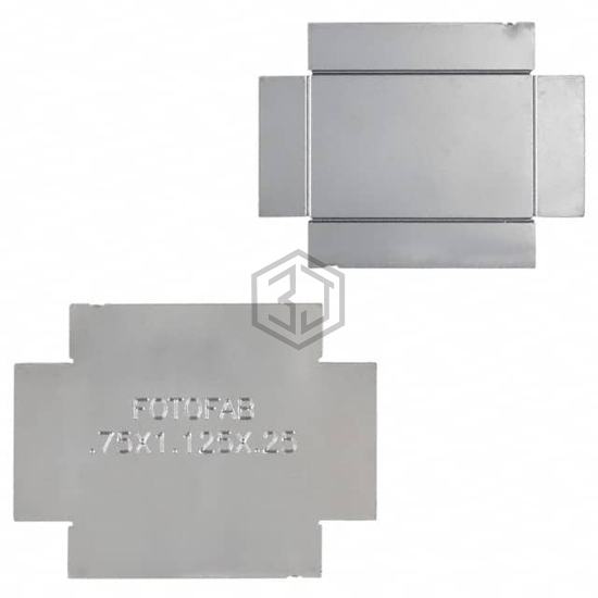 0.75 X 1.125 X 0.25 - Fotofab LLC - RF Shields