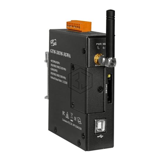 GTM-203M-3GWA - ICP DAS USA INC - RF Transceiver Modules and Modems