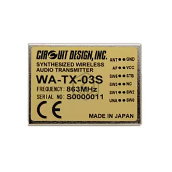 WA-TX-03S - Circuit Design - RF Transmitters