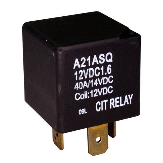 A21ASQ24VDC1.6 - CIT Relay and Switch - Automotive Relays