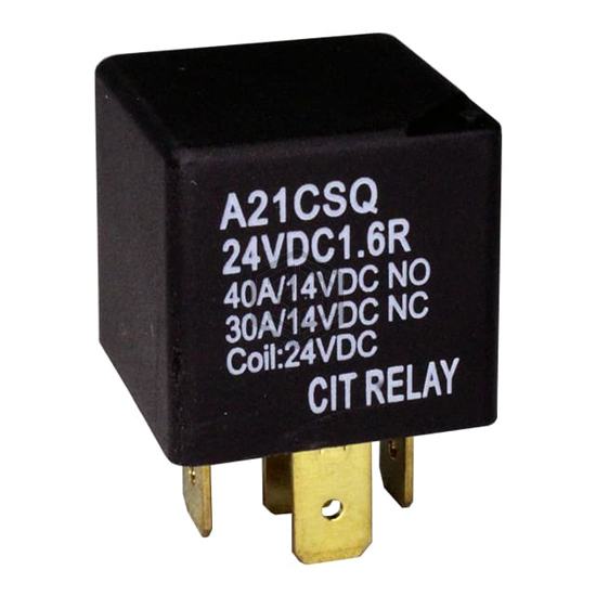 A21CSQ24VDC1.6R - CIT Relay and Switch - Automotive Relays