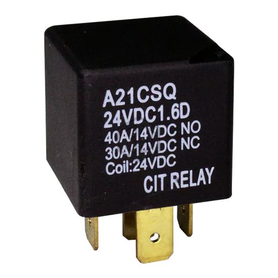 A21CSQ24VDC1.6D - CIT Relay and Switch - Automotive Relays