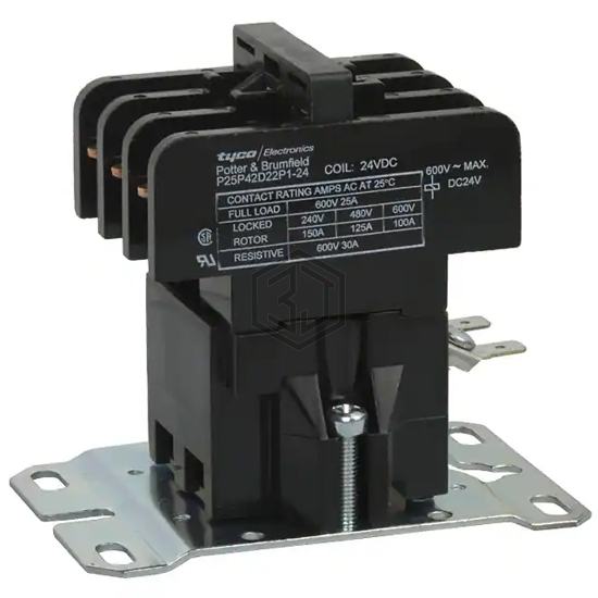 P25P42D22P1-12 - TE Connectivity Potter & Brumfield Relays - Contactors (Electromechanical)