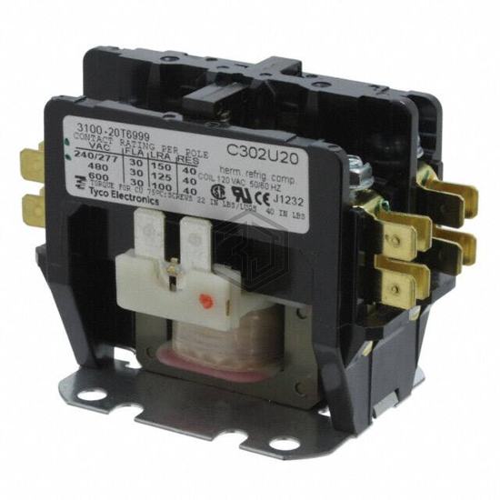3100-20T6999 - TE Connectivity Potter & Brumfield Relays - Contactors (Electromechanical)