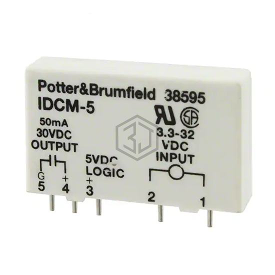 IDCM-5 - TE Connectivity Potter & Brumfield Relays - I/O Relay Modules