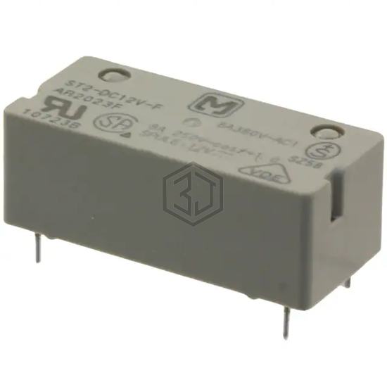 ST2-DC12V-F - Panasonic Electric Works - Power Relays, Over 2 Amps