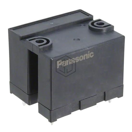 HEV2AN-P-DC24V - Panasonic Electric Works - Power Relays, Over 2 Amps