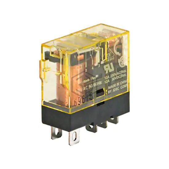 RJ1S-CL-D12 - IDEC - Power Relays, Over 2 Amps