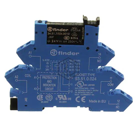 38.61.0.024.0060 - Finder Relays, Inc. - Power Relays, Over 2 Amps