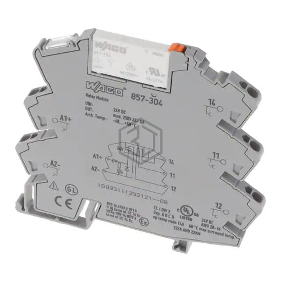857-304 - WAGO Corporation - Power Relays, Over 2 Amps