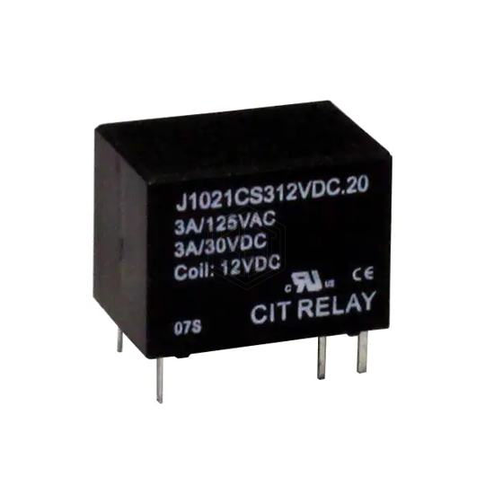 J1021CS312VDC.20 - CIT Relay and Switch - Power Relays, Over 2 Amps