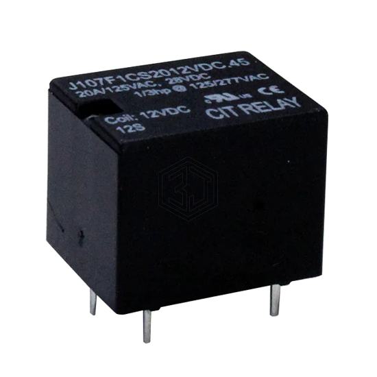 J107F1CS2012VDC.45 - CIT Relay and Switch - Power Relays, Over 2 Amps