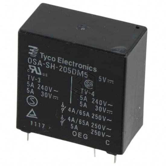OSA-SH-205DM5,600 - TE Connectivity Potter & Brumfield Relays - Power Relays, Over 2 Amps