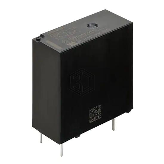 G5PZ-1A-E DC12 - Omron Electronics Inc-EMC Div - Power Relays, Over 2 Amps