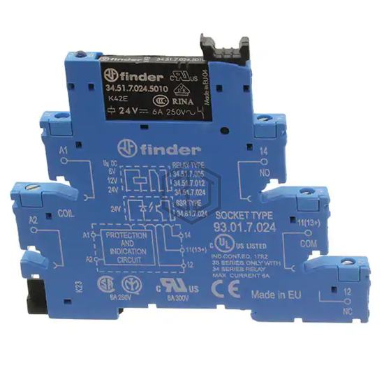 38.51.7.024.5050 - Finder Relays, Inc. - Power Relays, Over 2 Amps