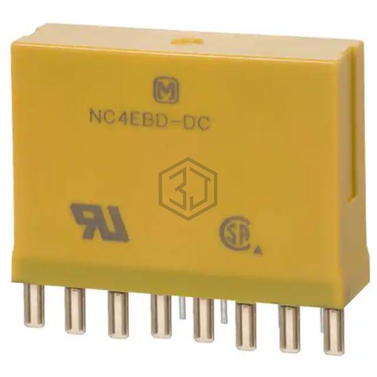 NC4EBD-DC24V - Panasonic Electric Works - Power Relays, Over 2 Amps