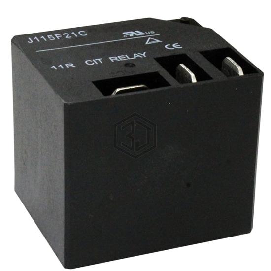 J115F21C120VACS - CIT Relay and Switch - Power Relays, Over 2 Amps