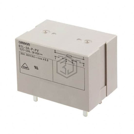 G7L-2A-P-PV-DC24 - Omron Electronics Inc-EMC Div - Power Relays, Over 2 Amps
