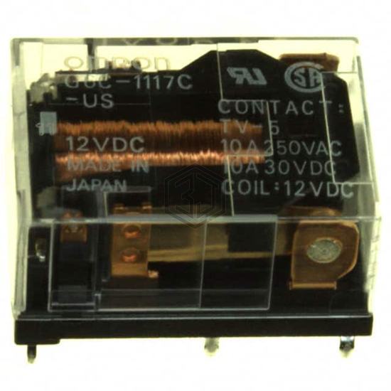 G6C-1117C-US-DC12 - Omron Electronics Inc-EMC Div - Power Relays, Over 2 Amps