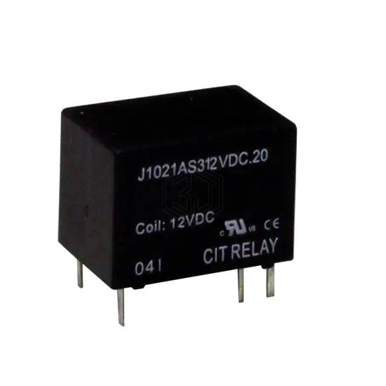 J1021AS312VDC.20 - CIT Relay and Switch - Power Relays, Over 2 Amps