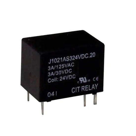 J1021AS324VDC.20 - CIT Relay and Switch - Power Relays, Over 2 Amps