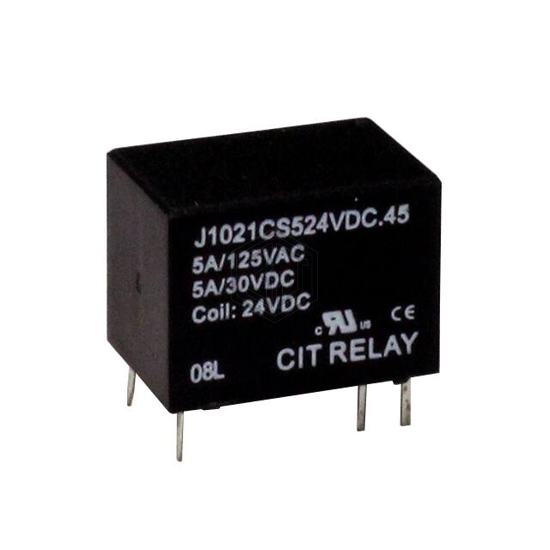 J1021CS524VDC.45 - CIT Relay and Switch - Power Relays, Over 2 Amps