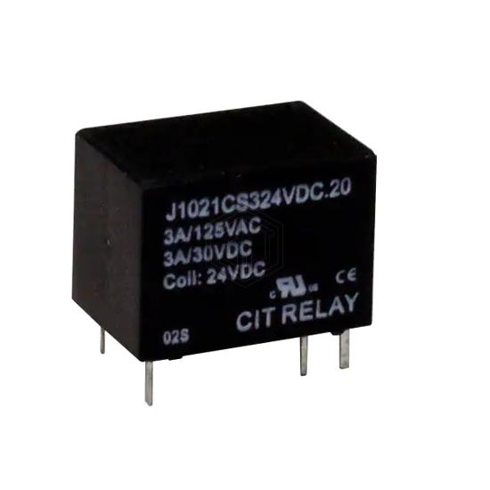 J1021CS324VDC.20 - CIT Relay and Switch - Power Relays, Over 2 Amps