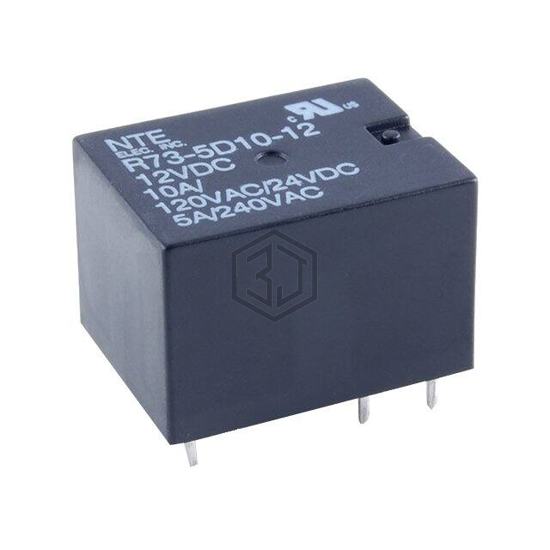R73-5D10-48 - NTE Electronics, Inc - Power Relays, Over 2 Amps