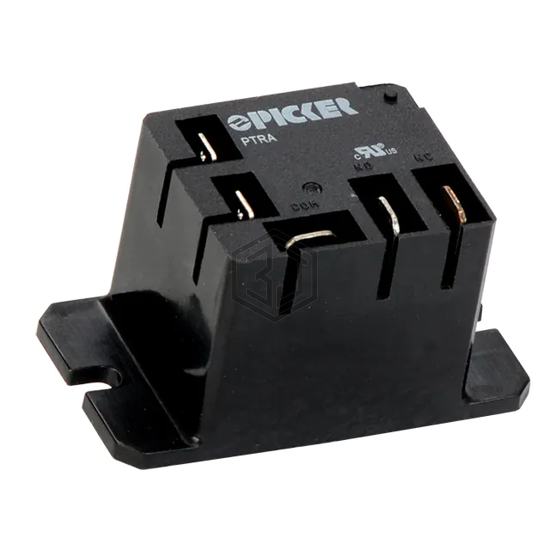 PTRA-1C-24C-T5-X - Picker Components - Power Relays, Over 2 Amps