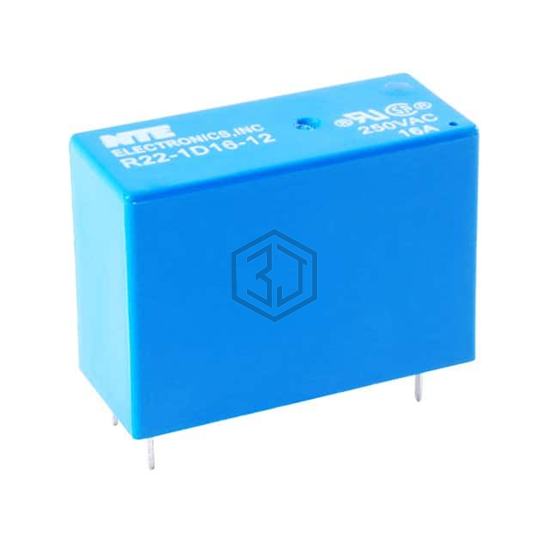 R22-1D16-3 - NTE Electronics, Inc - Power Relays, Over 2 Amps